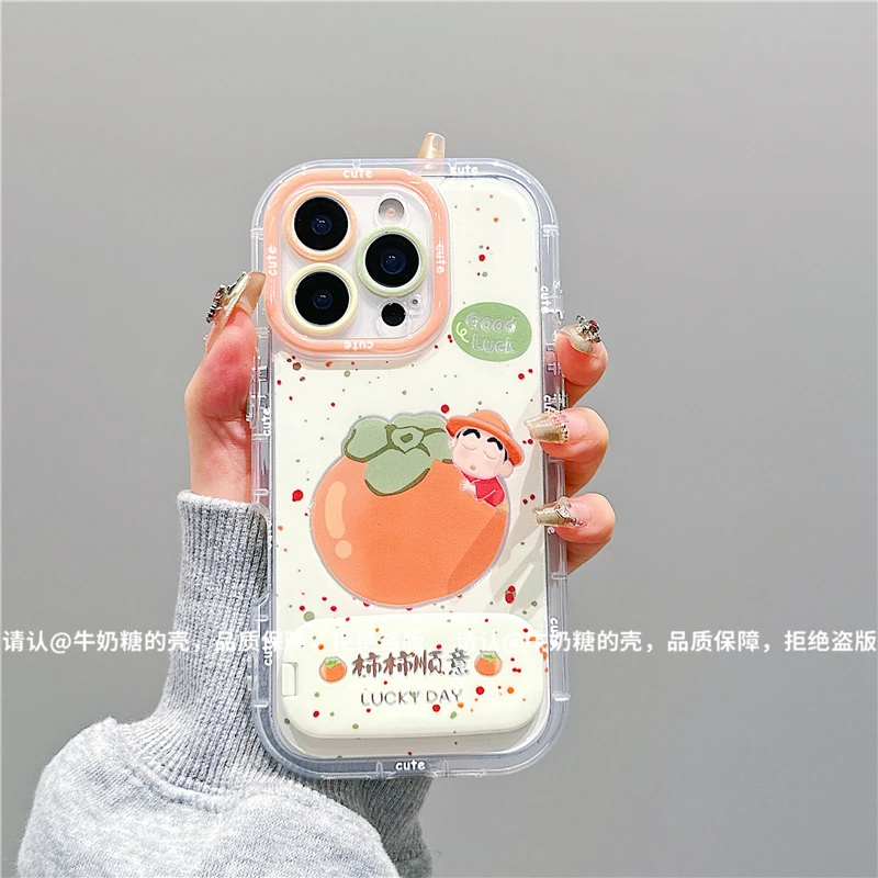 羽纱奶油壳适用苹果17/iPhone/华为荣耀/OPPO/VIVO/小米/手机壳潮