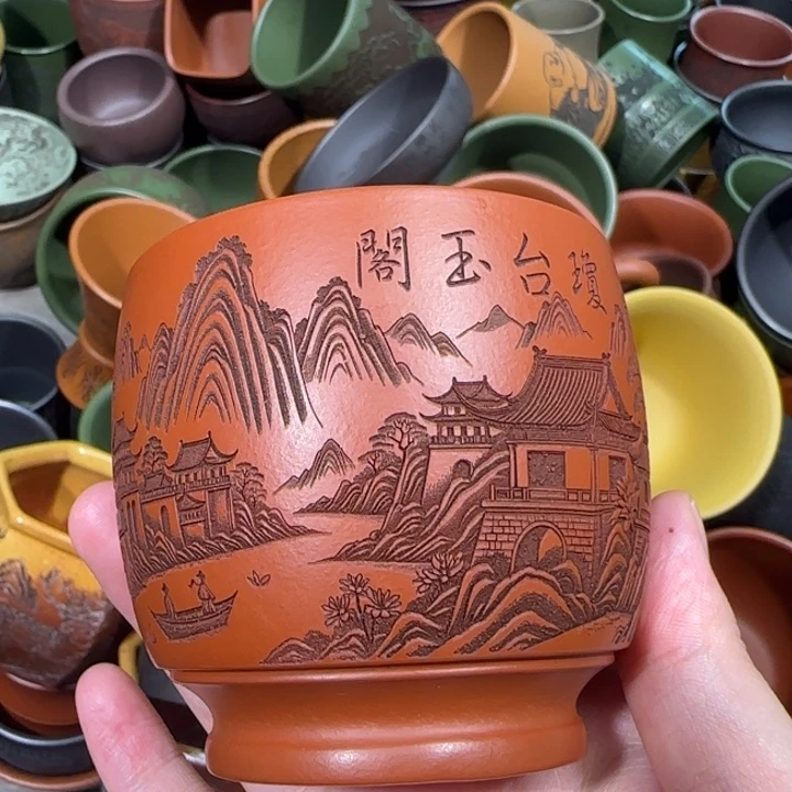 茶杯紫砂全手工紫砂