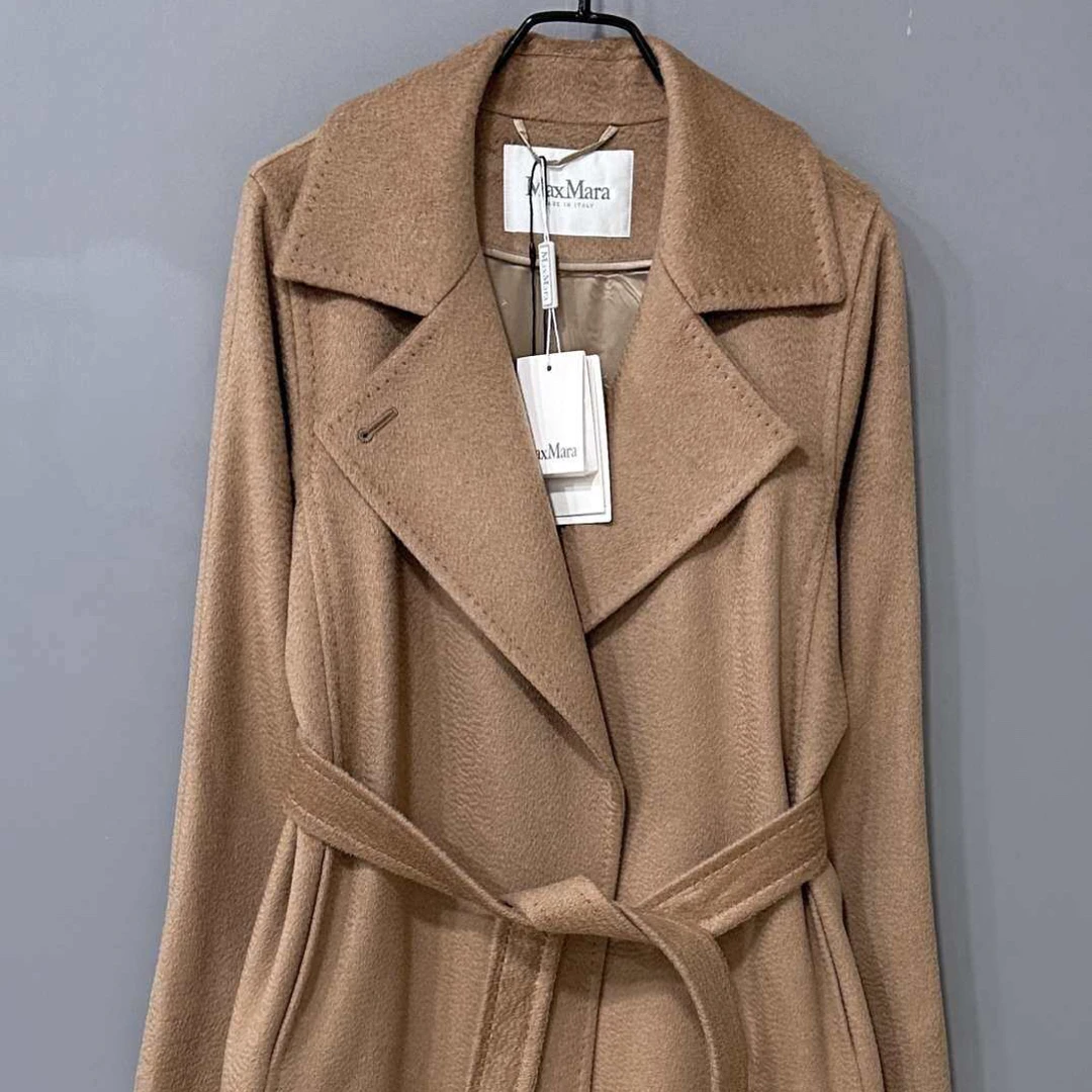 未使用 MaxMara manuela驼色大衣/44码/74987