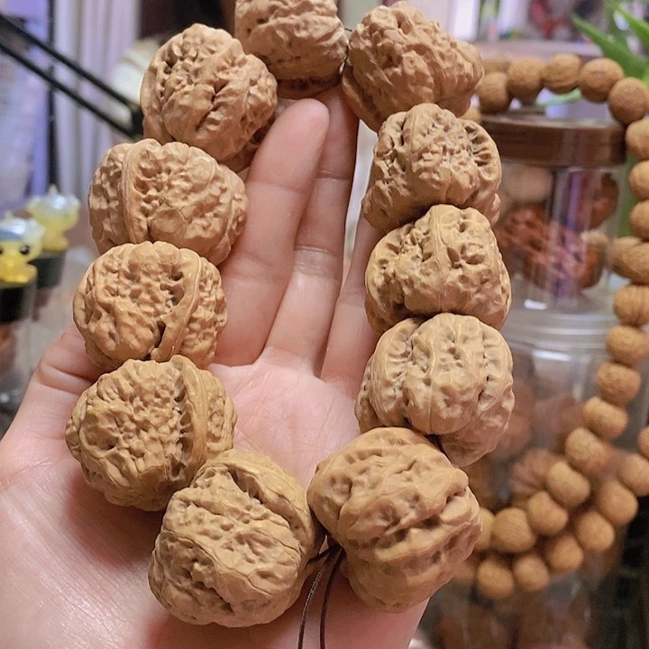 【闪购商品】文玩核桃把件33蛤蟆头手持身有黄