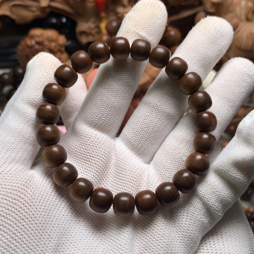 【闪购商品】檀香木手串/手链梆****拳檀香手串9*10