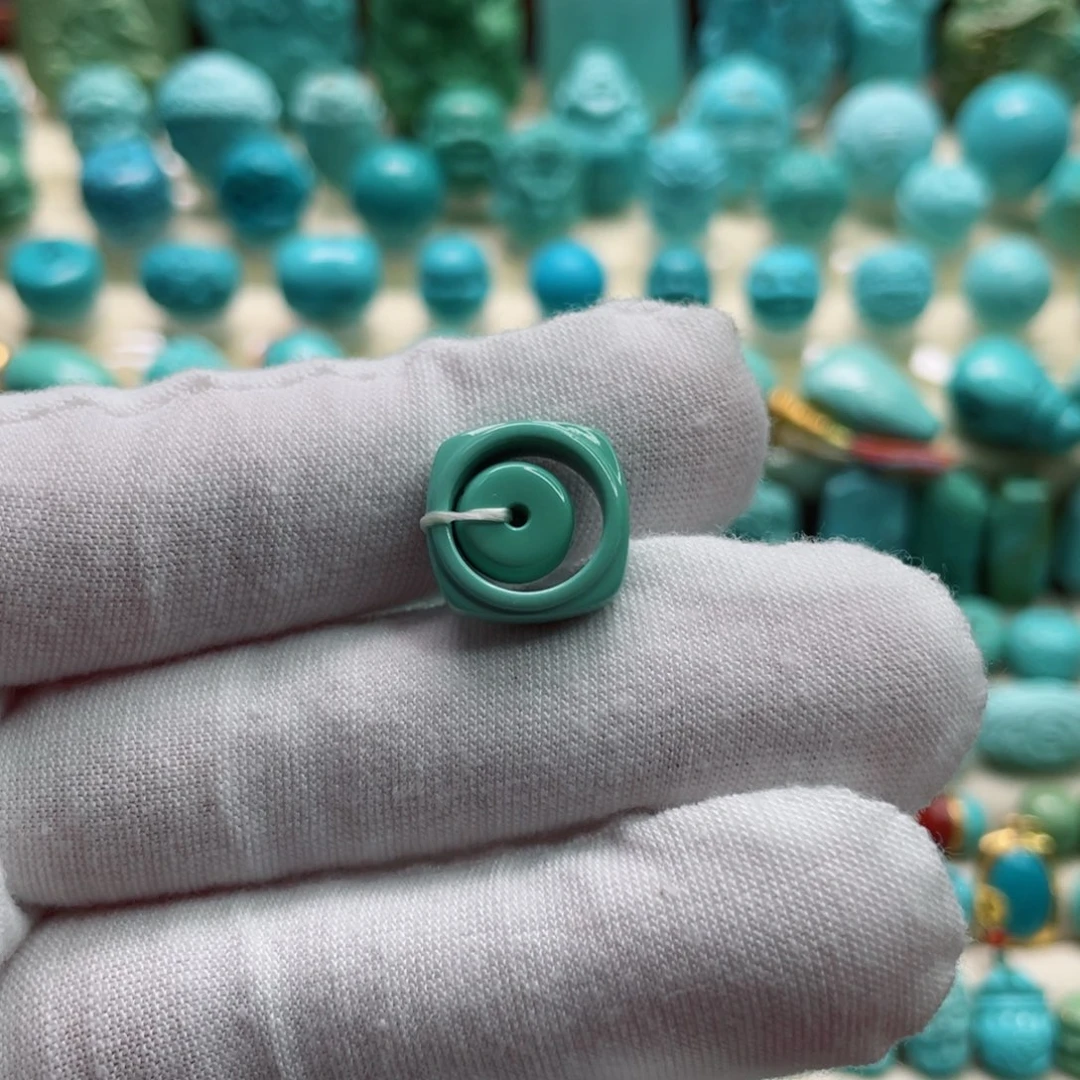 绿松石珠宝奇石未镶嵌