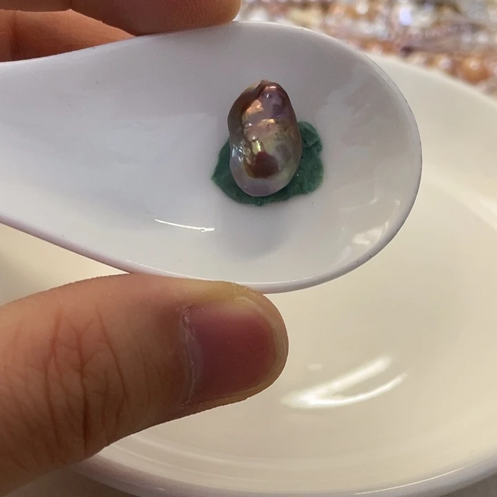 吊坠(不含链)淡水珍珠银S925镶嵌