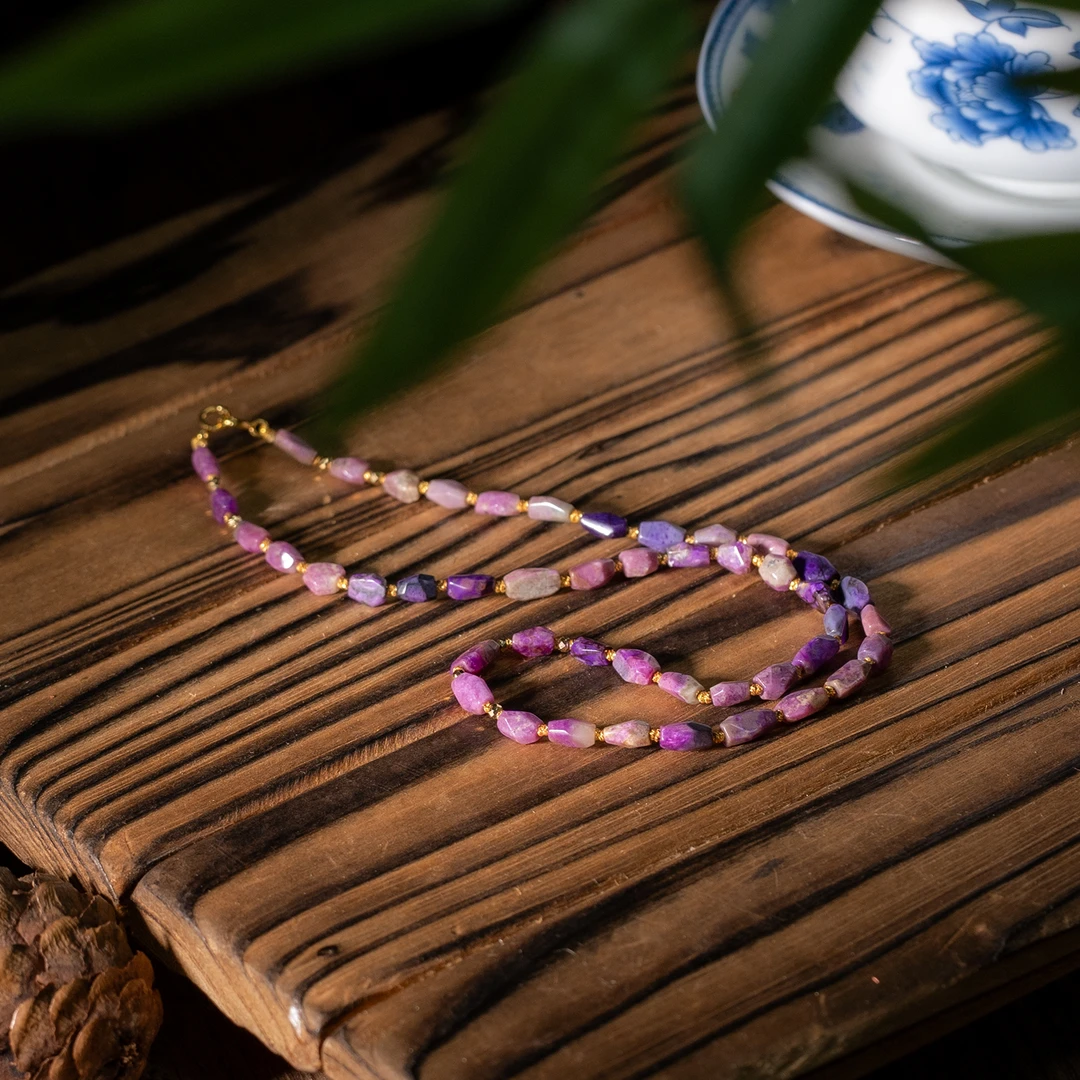 世间臻宝-雨灵丨18K金樱花舒俱来两圈/36cm/多样性发/P6322//0