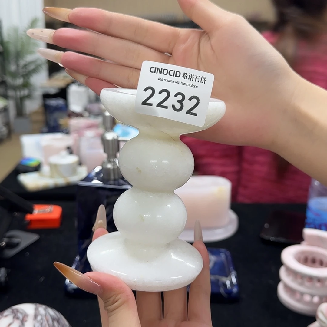 2232白水晶烛台2232