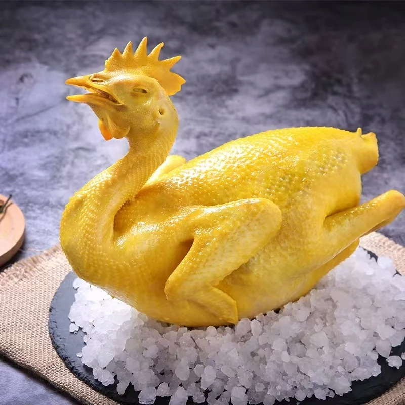 【两只装】2斤古法盐焗鸡咸香广式传统250天农家散养老鸡现杀现做