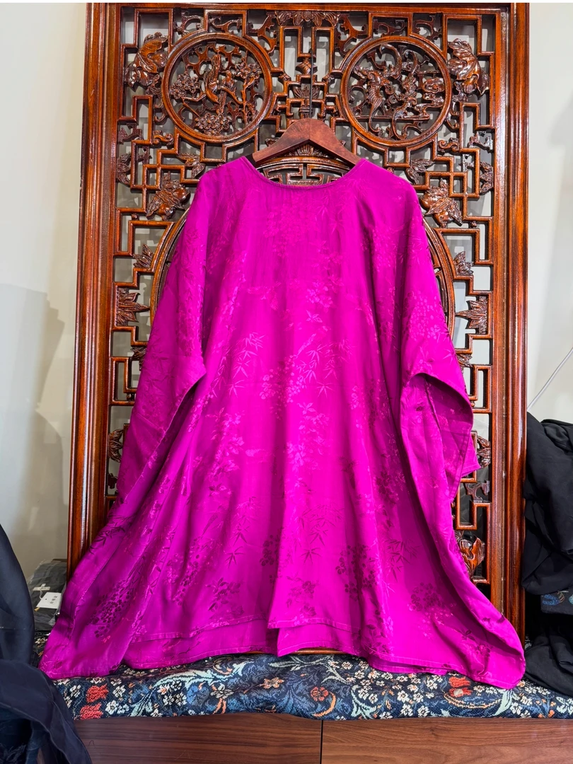 新缎宽松单层娃娃衫宽松版上衣