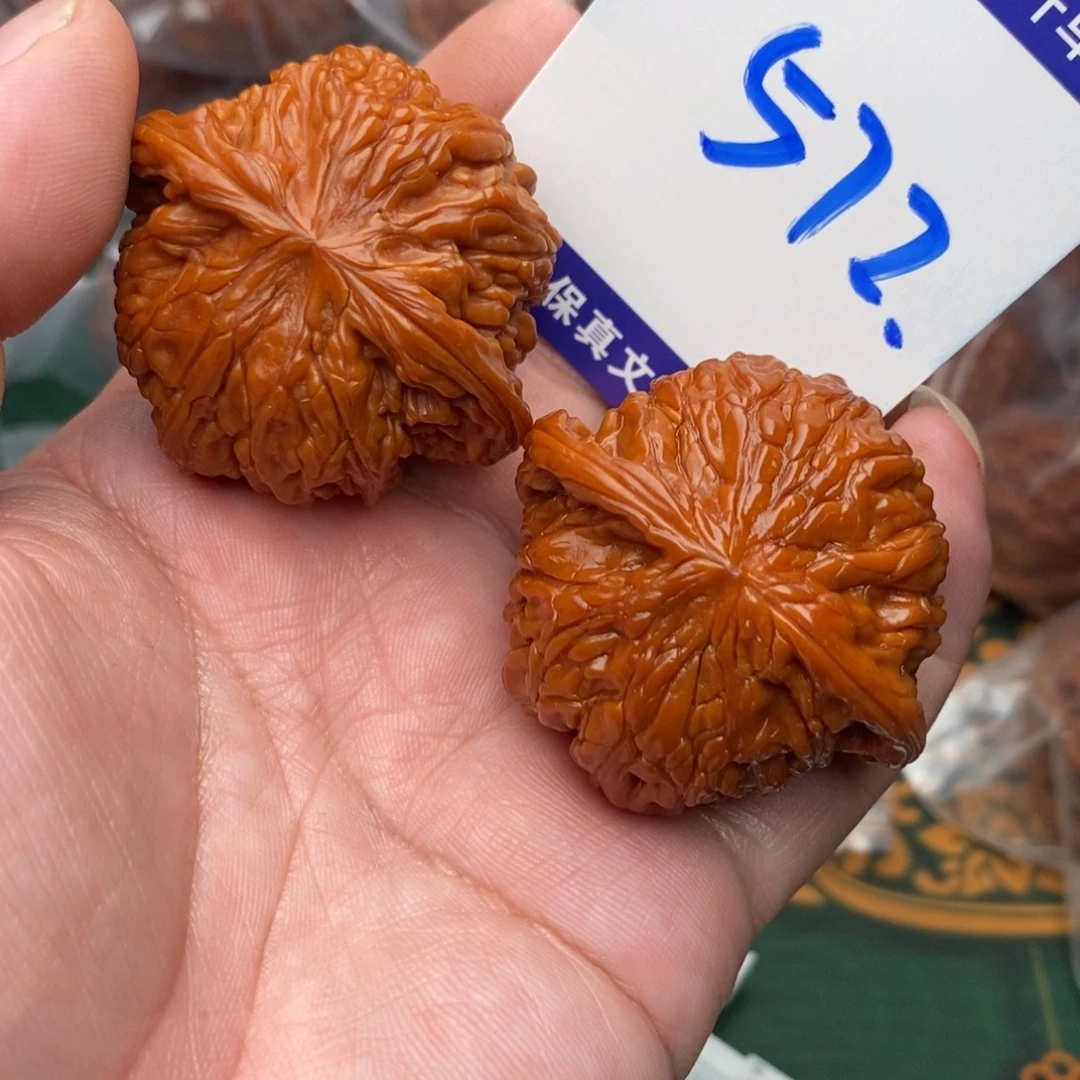 把件文玩核桃磨盘狮子头43