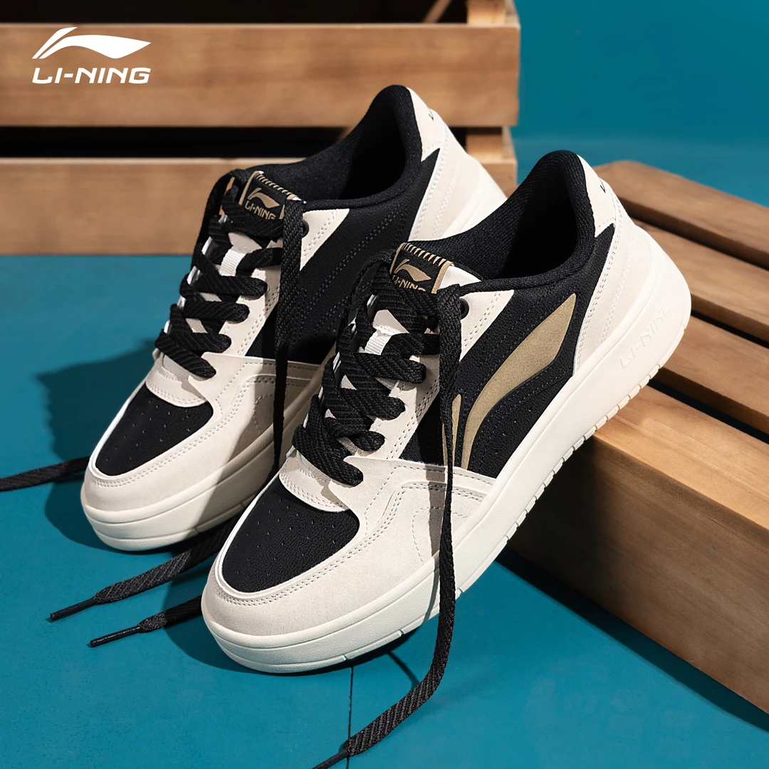 李宁元宝2男款板鞋2025夏季新品休闲百搭低帮潮流学生百搭休闲鞋