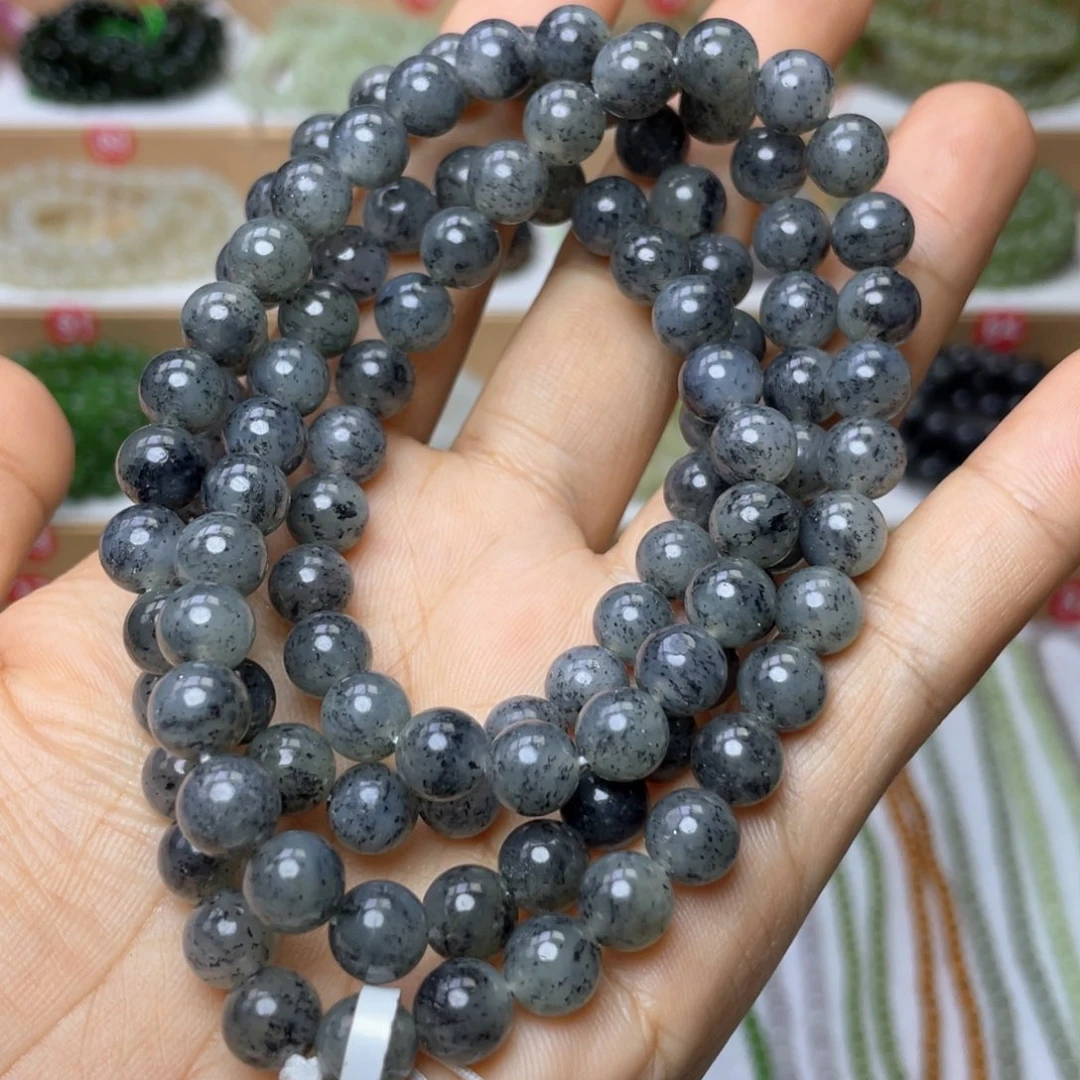 和田玉颈饰未镶嵌8mm