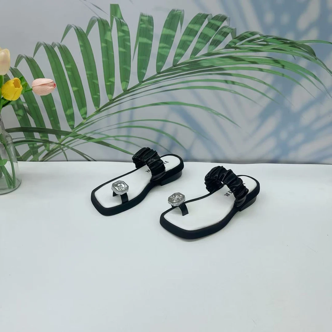 小强家女鞋 芽儿家新款百搭女凉鞋（Y834-8-1）（W34AYG23203-101）