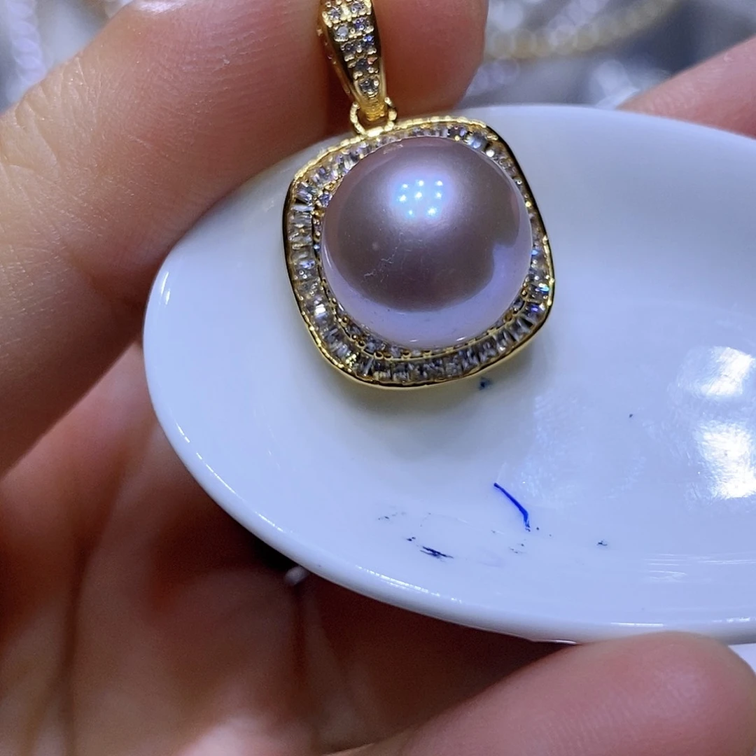 未镶嵌淡水珍珠吊坠或者耳钉