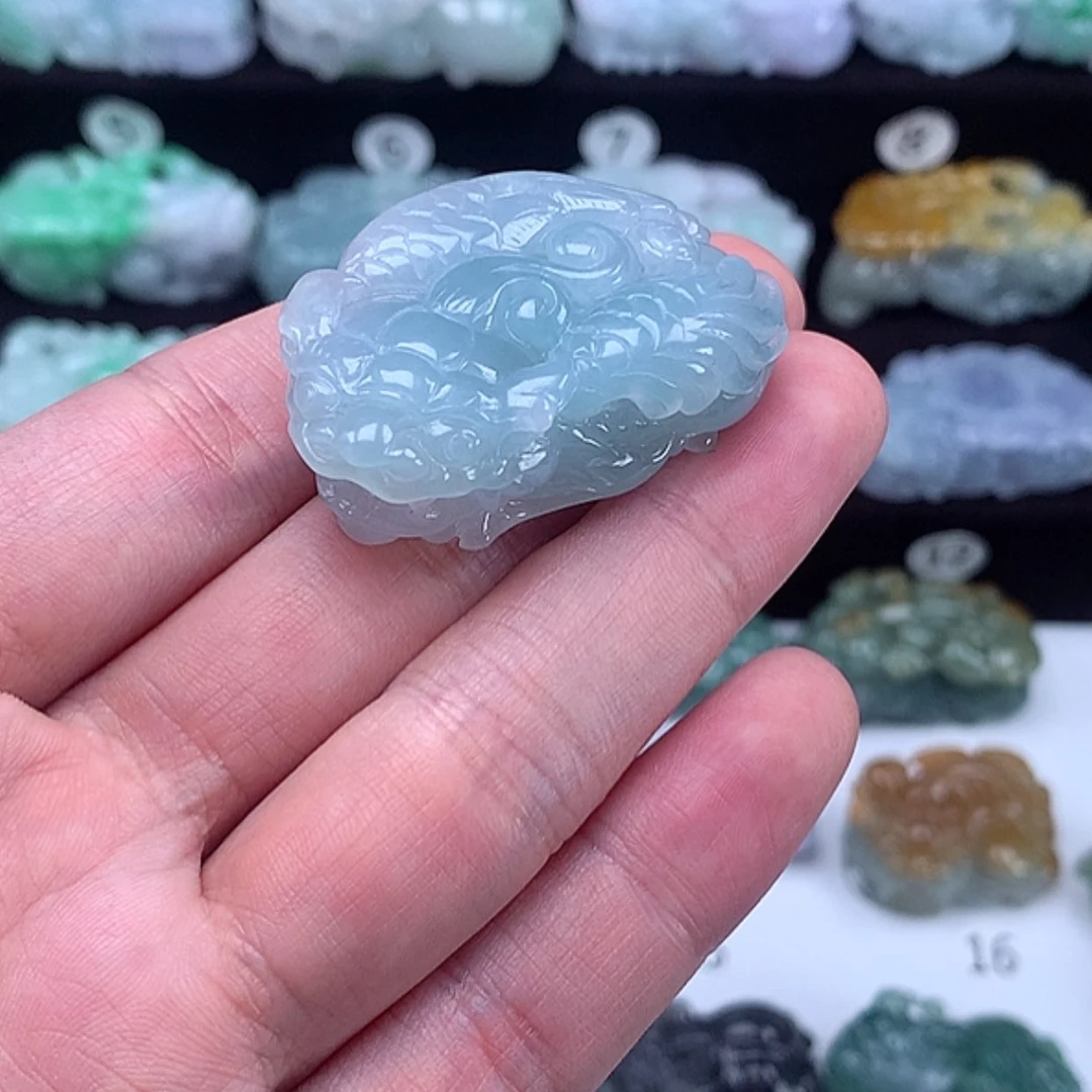 【闪购商品】翡翠颈饰未镶嵌貔貅