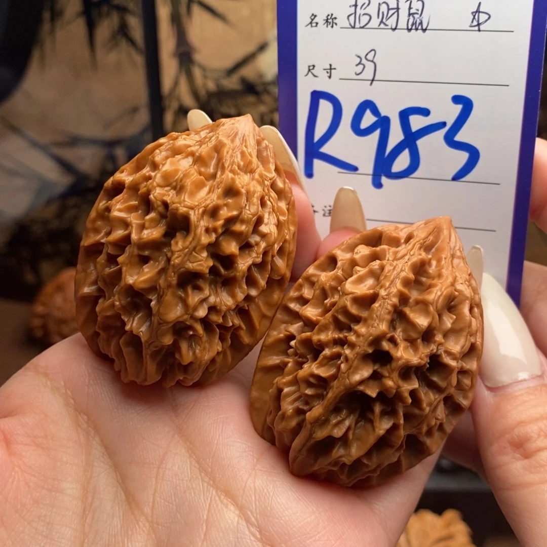 吊坠文玩核桃招财鼠39