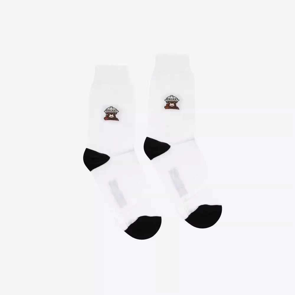 DSQUARED2 D2二次方棉质中筒袜吸汗运动男袜袜子DFV14109018P0102