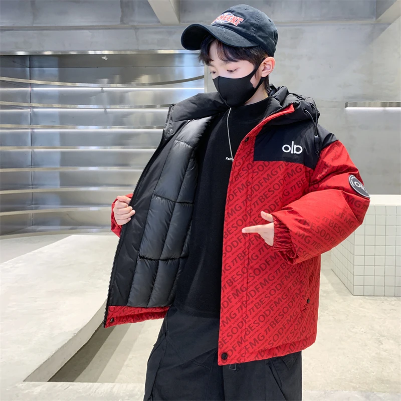 男童冬装羽绒棉服2025新款棉袄冬季中大儿童棉衣冬款加厚保暖外套