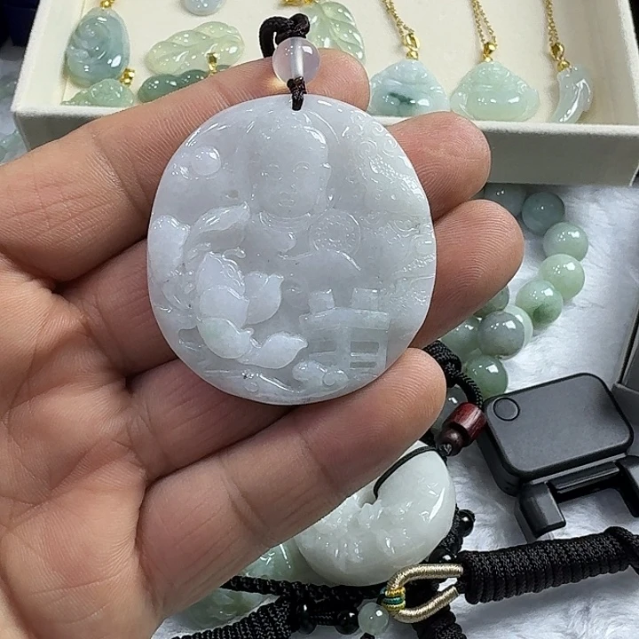 颈饰未镶嵌翡翠缅甸A货多样发货