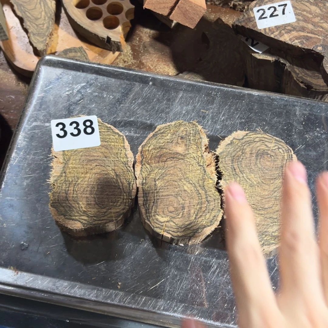 香榧木花奇楠绿奇楠切片338