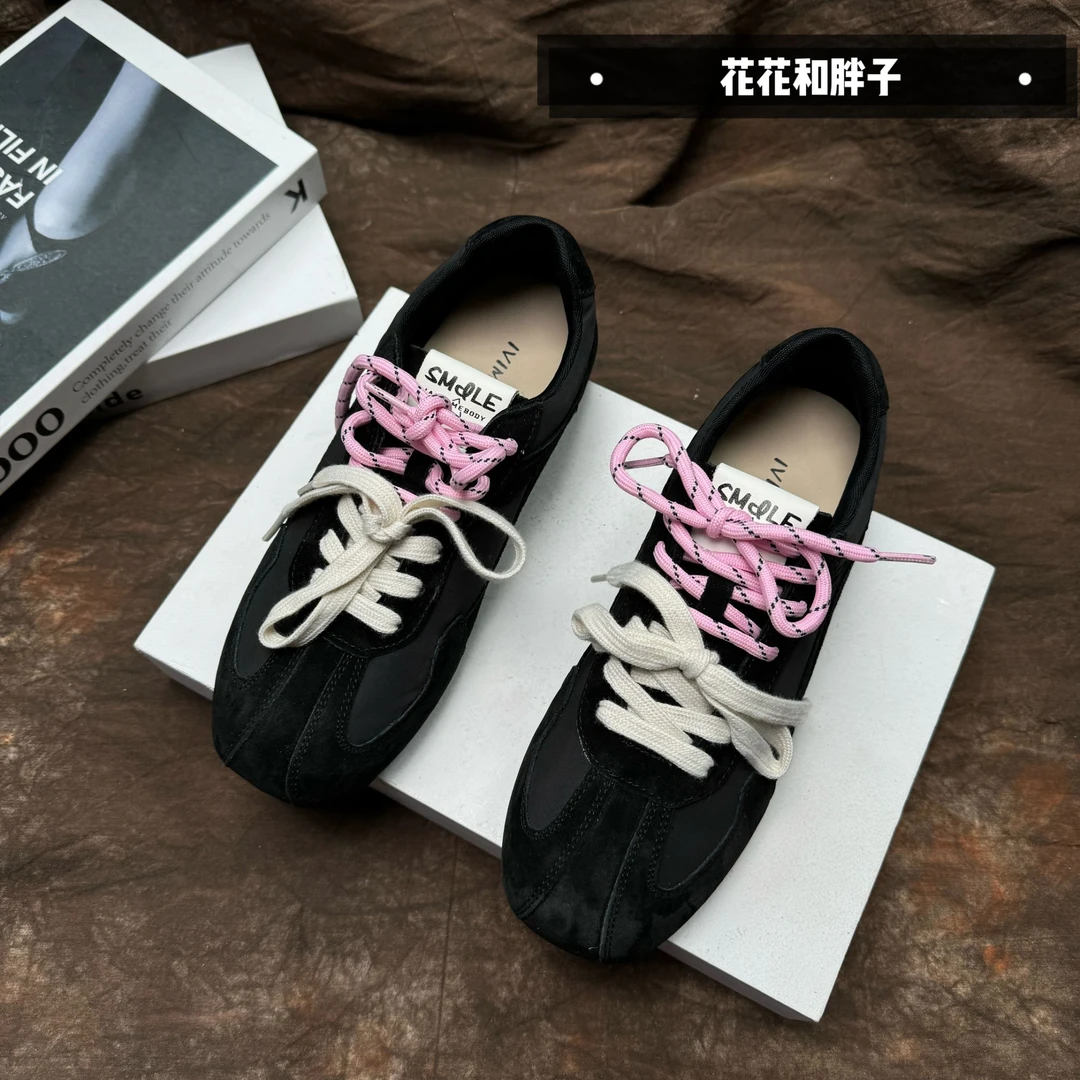 【NMD】时尚百搭小众潮流低帮单鞋1915-1黑色