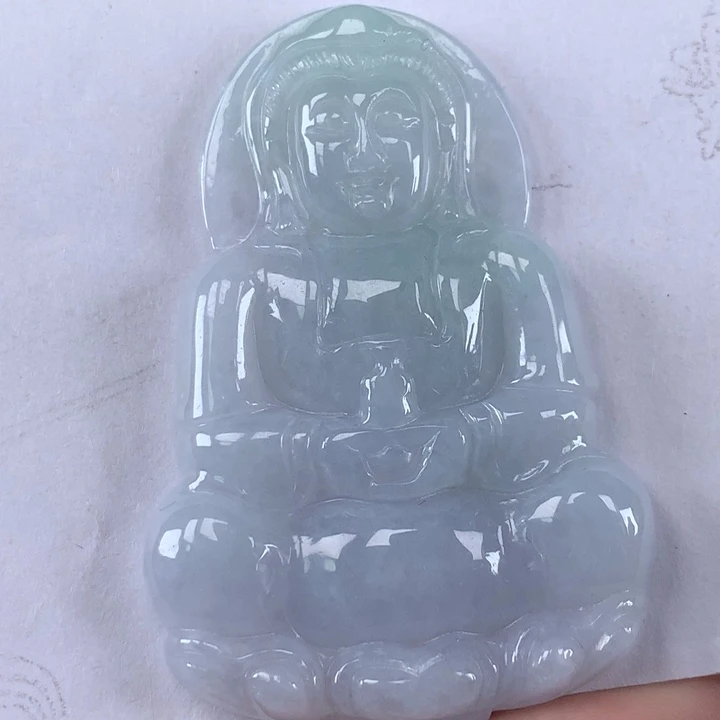 颈饰未镶嵌翡翠观音