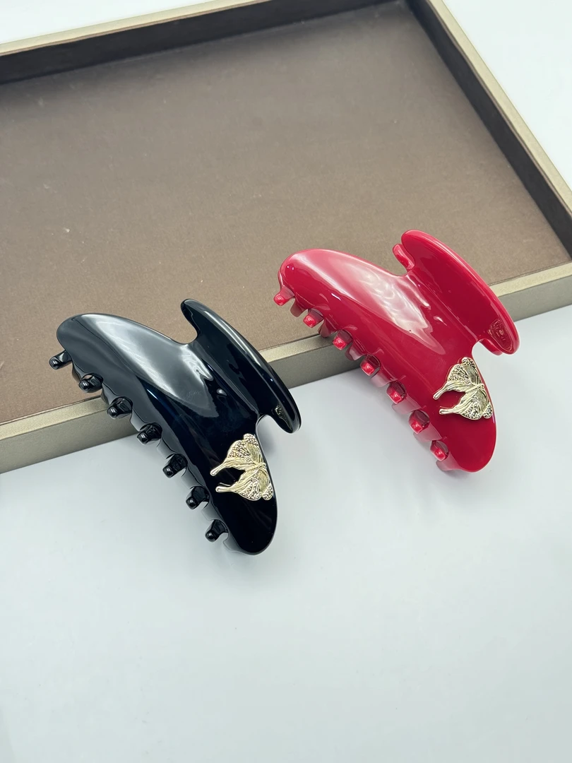 123-1003新款韩国发饰抓夹发夹经典气质优雅鲨鱼夹后脑勺夹发卡