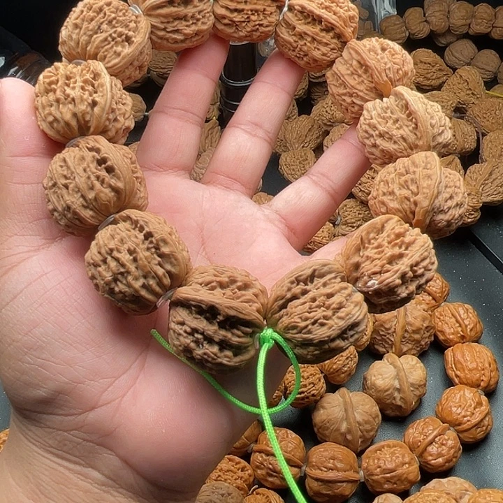 冰***心吊坠文玩核桃7楼子