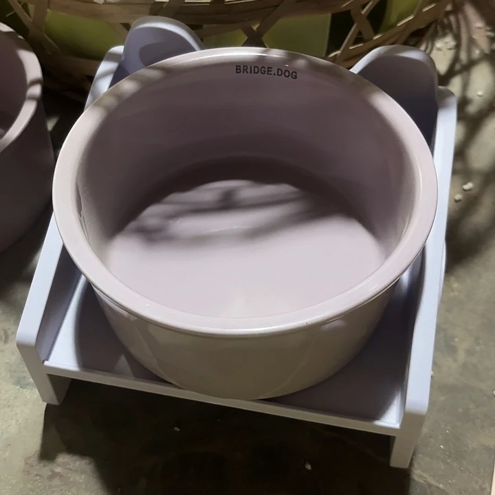瓷片陶瓷紫色一套微瑕碗架