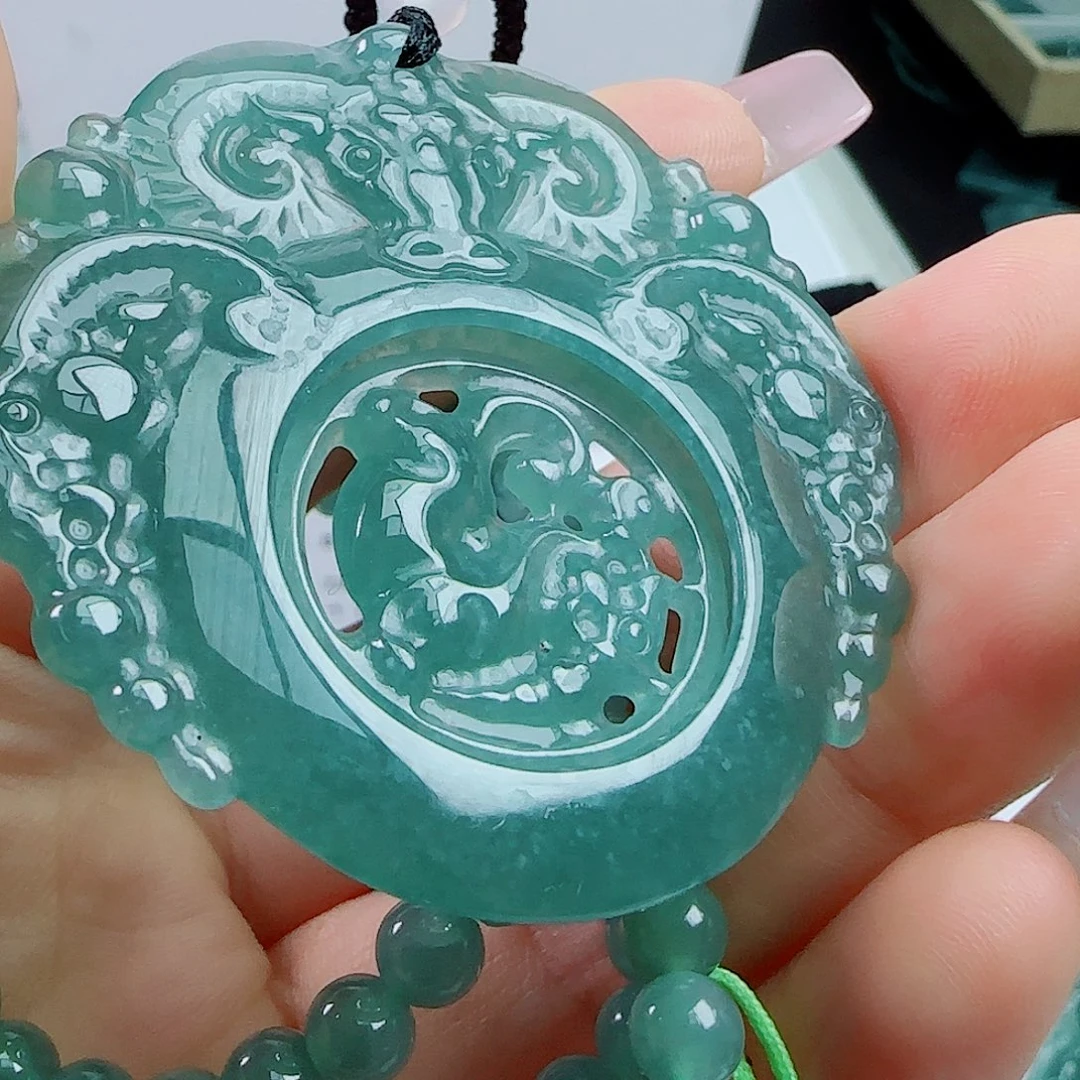 翡翠未镶嵌挂件111