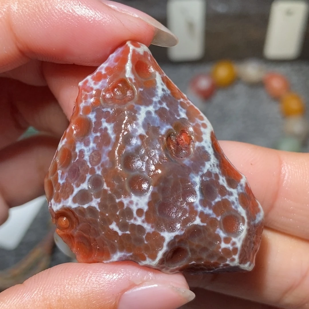 未镶嵌玛瑙/玉髓珠宝半成品