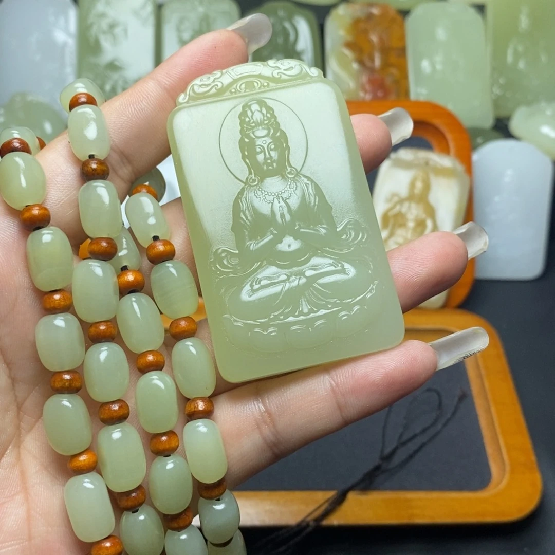 昆仑山料方解石玉