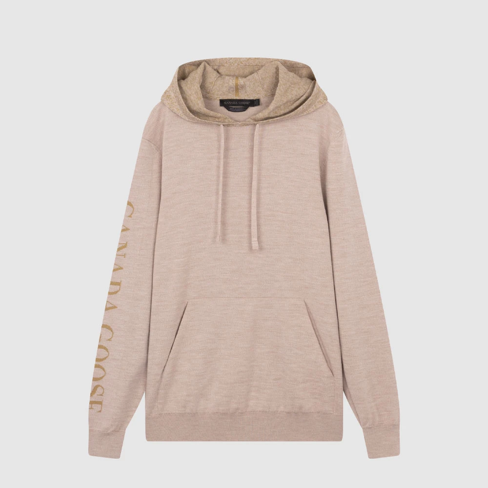 CANADA GOOSE绵羊毛男连帽毛衫针织衫毛衣7047MBCB1109