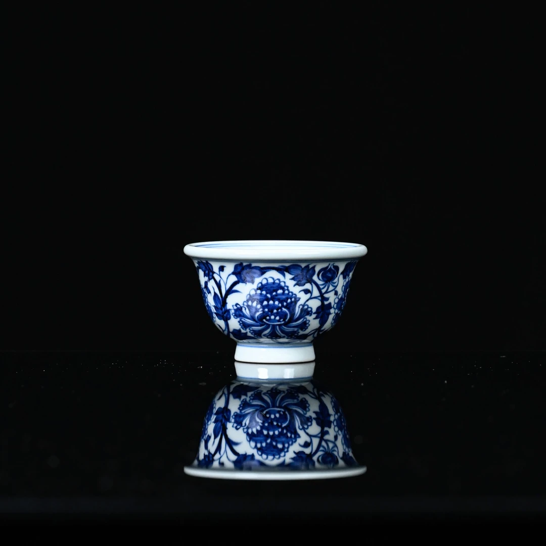 12【YC118】盛世牡丹小压手杯