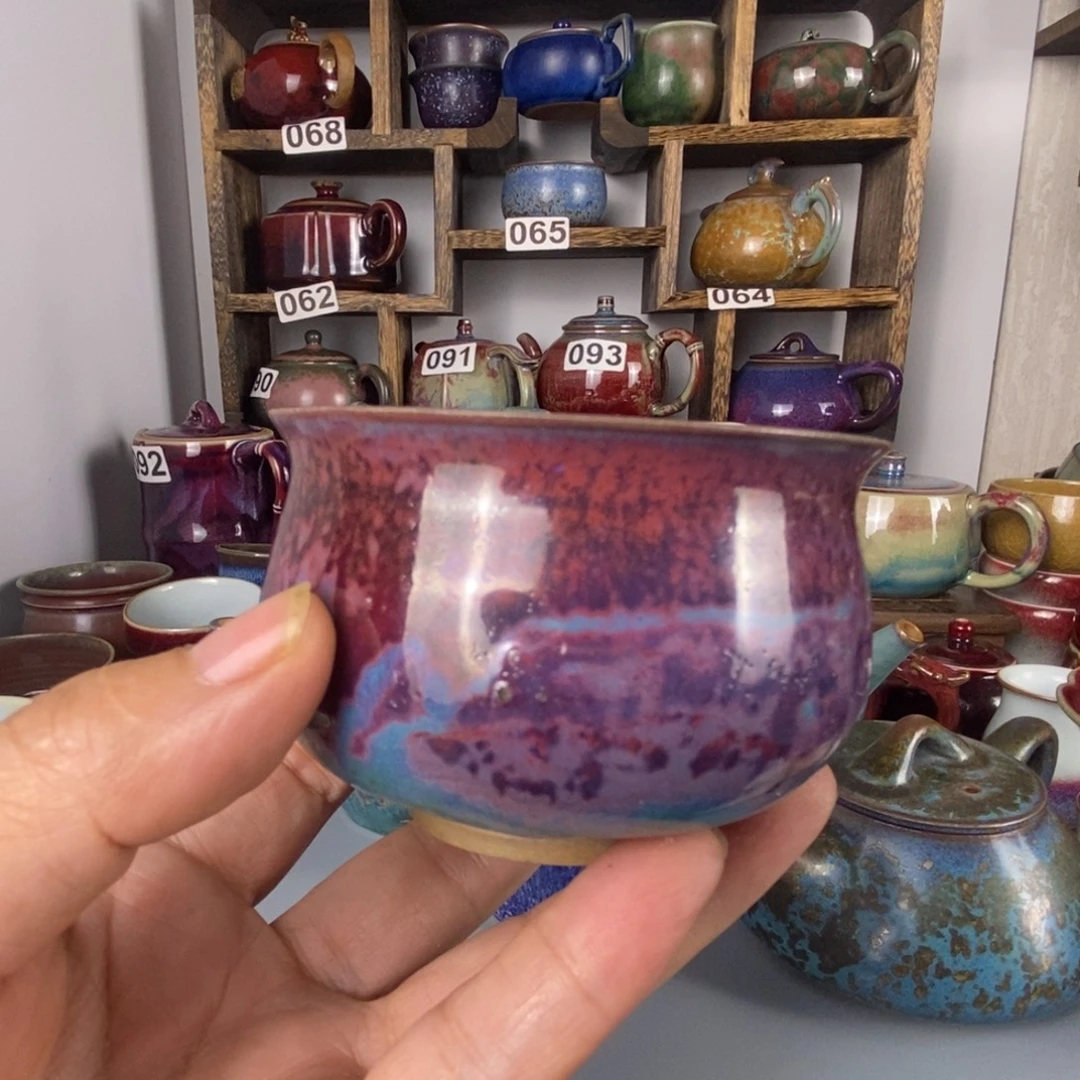 啊***哈中国神后钧瓷茶具瑕疵处理