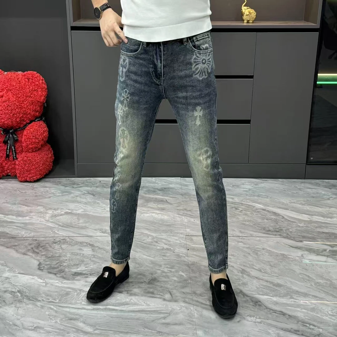 88527-春季欧货修身小脚牛仔裤