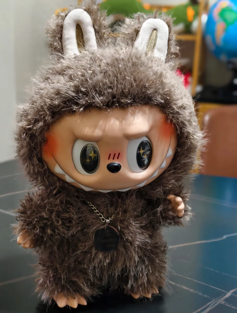 【国版】[棕色中首领改娃38cm毛绒公仔