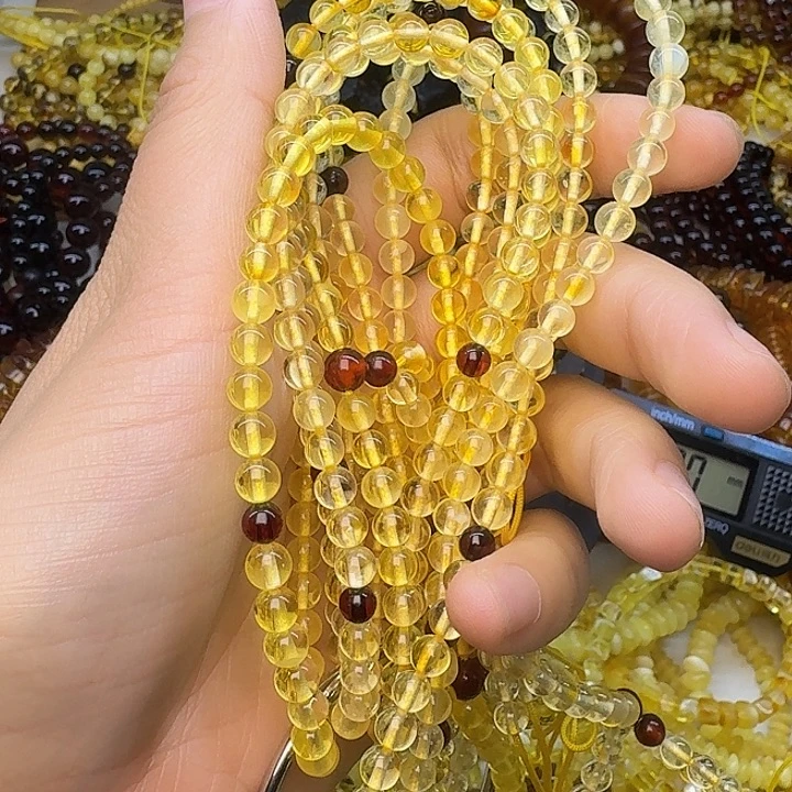 琥珀未镶嵌珠宝奇石