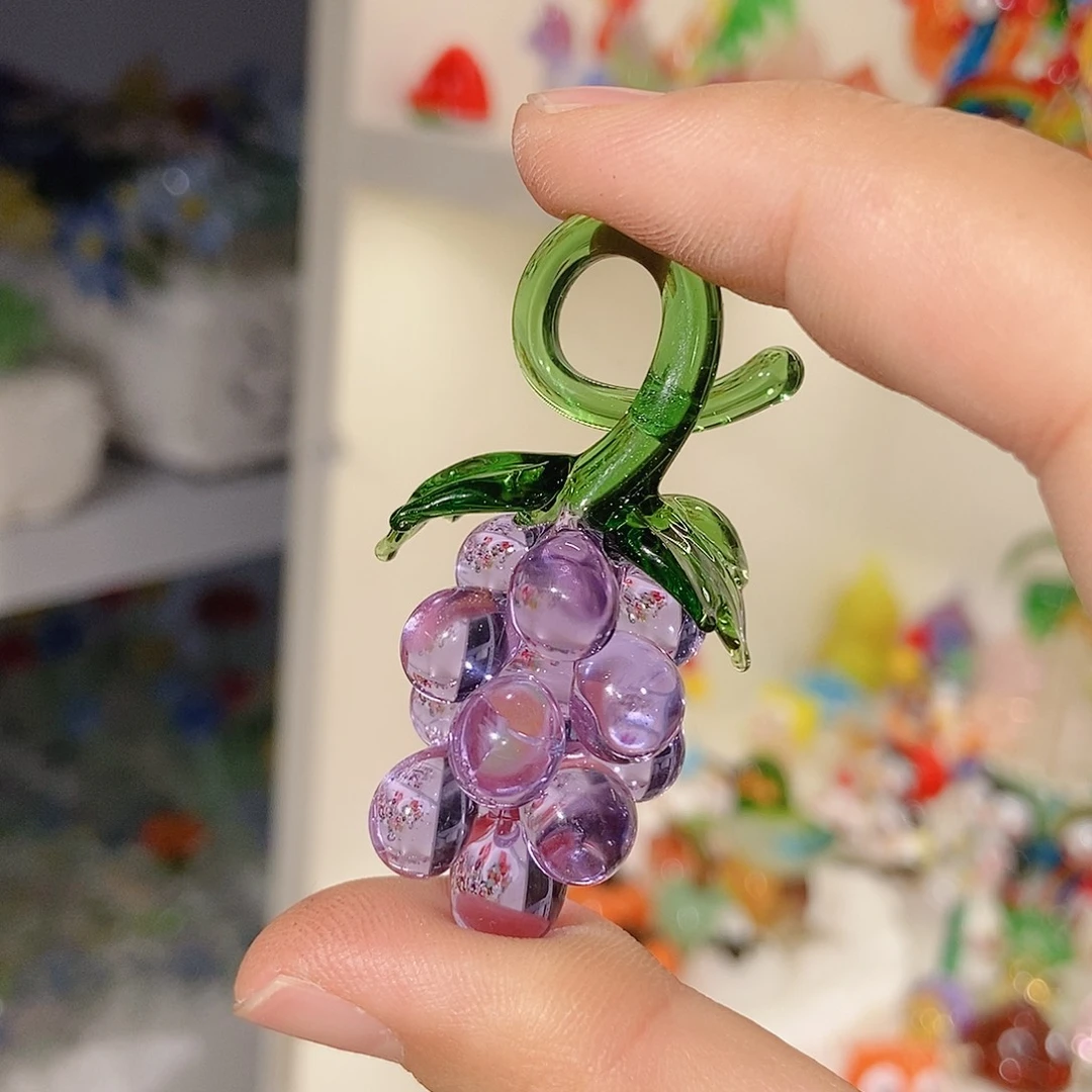 琉璃葡萄项链摆件