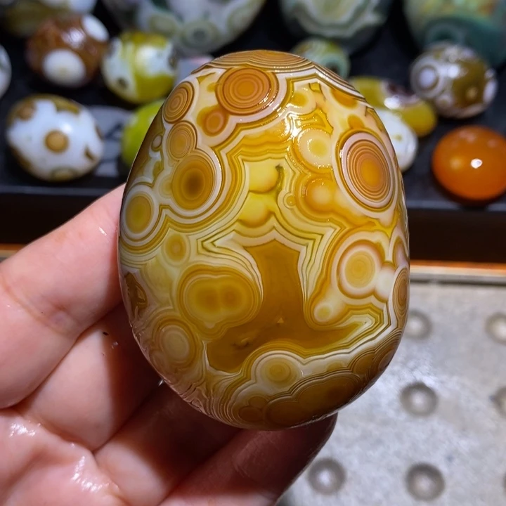 未镶嵌玛瑙/玉髓珠宝半成品