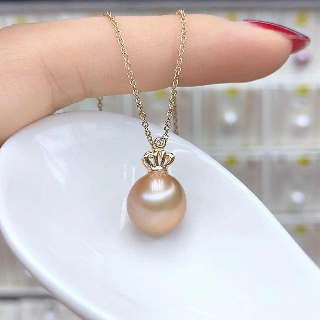 颈饰合金淡水珍珠