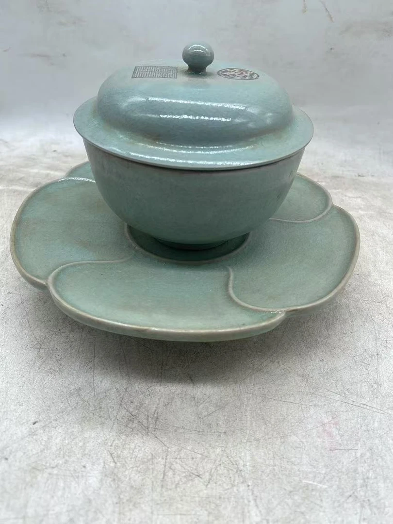 汝窑，茶盏一套！！！！