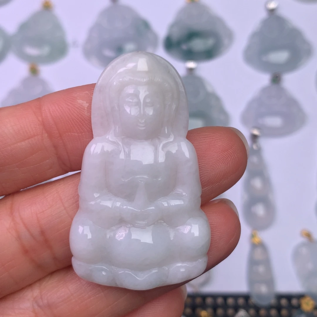 翡翠未镶嵌颈饰缅甸翡翠A货