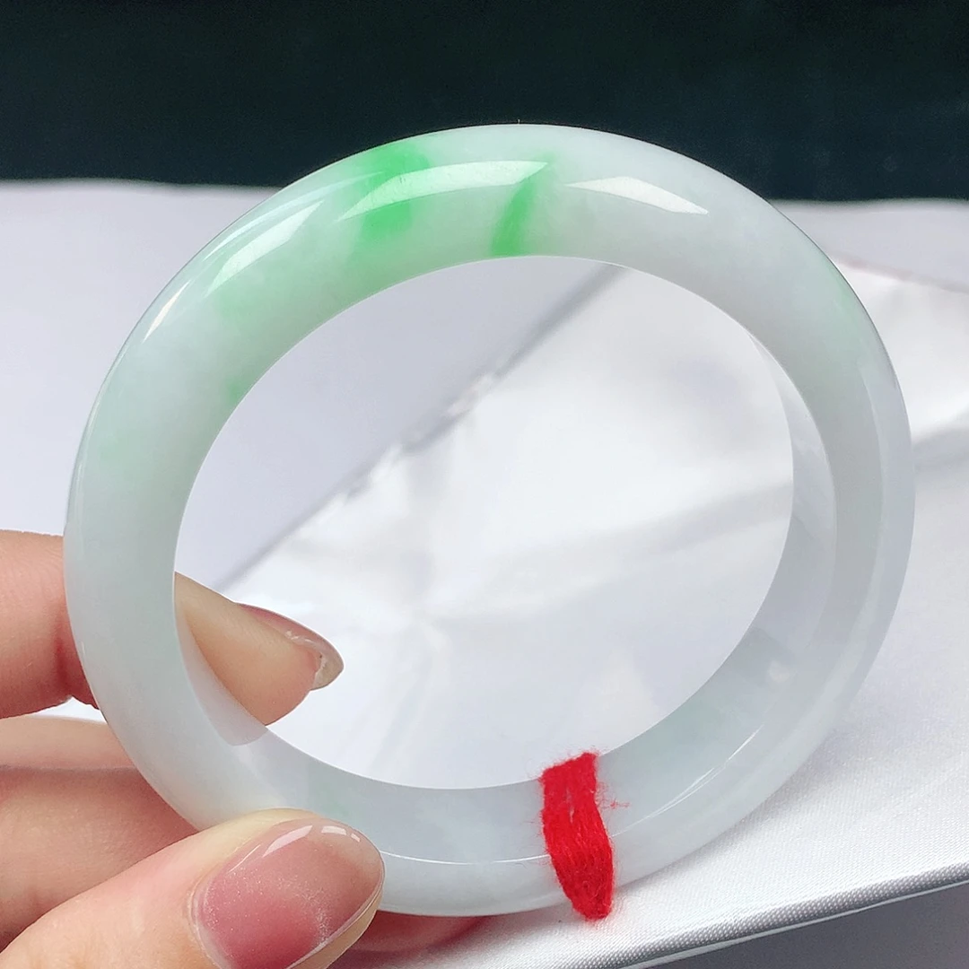 翡翠手镯未镶嵌55圈2446