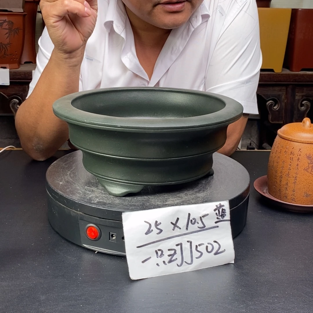 紫砂花盆货号一只ZJJ502