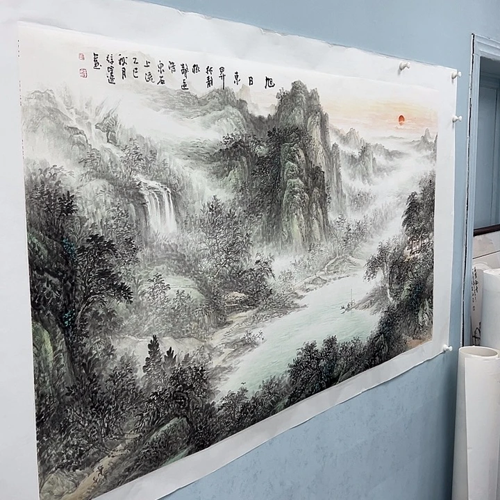 国画纯手绘国画作品大漏