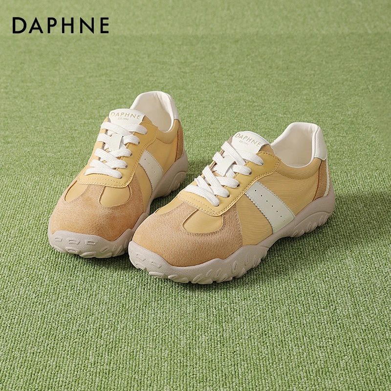 达芙妮德训鞋女夏季2025新款透气轻便小众不撞款运动阿甘休闲板鞋