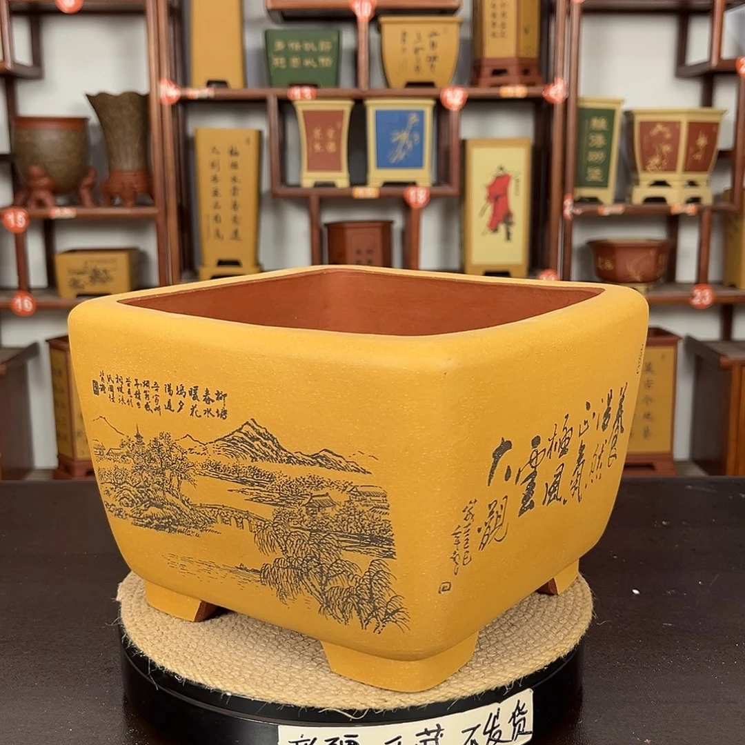 紫砂花盆紫砂花盆