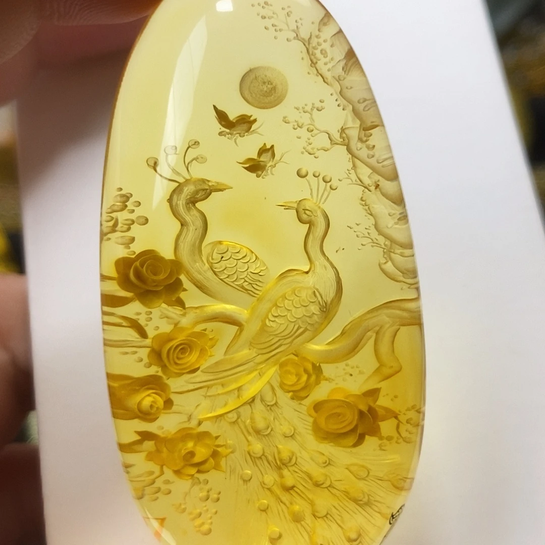 金珀未镶嵌吊坠(不含链)