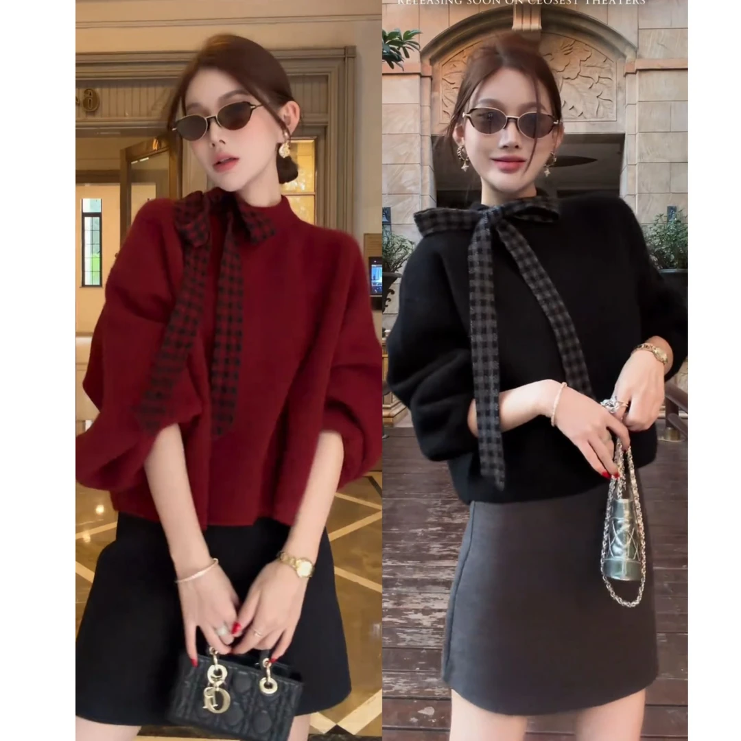 新年一整套2026春季新款时尚韩系气质减龄上衣短裙两件套