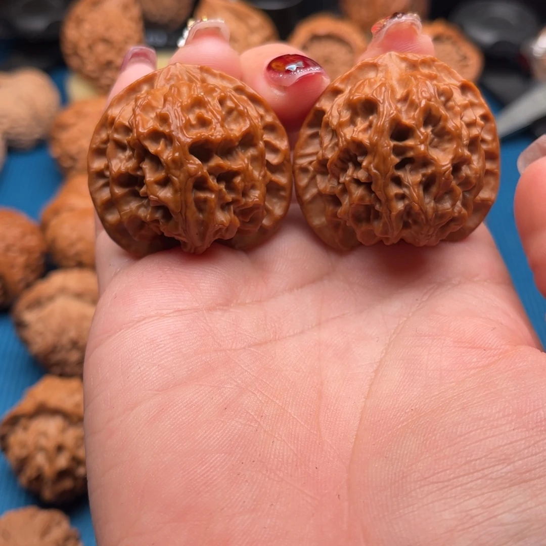 桃核吊坠40苹果园文玩核桃