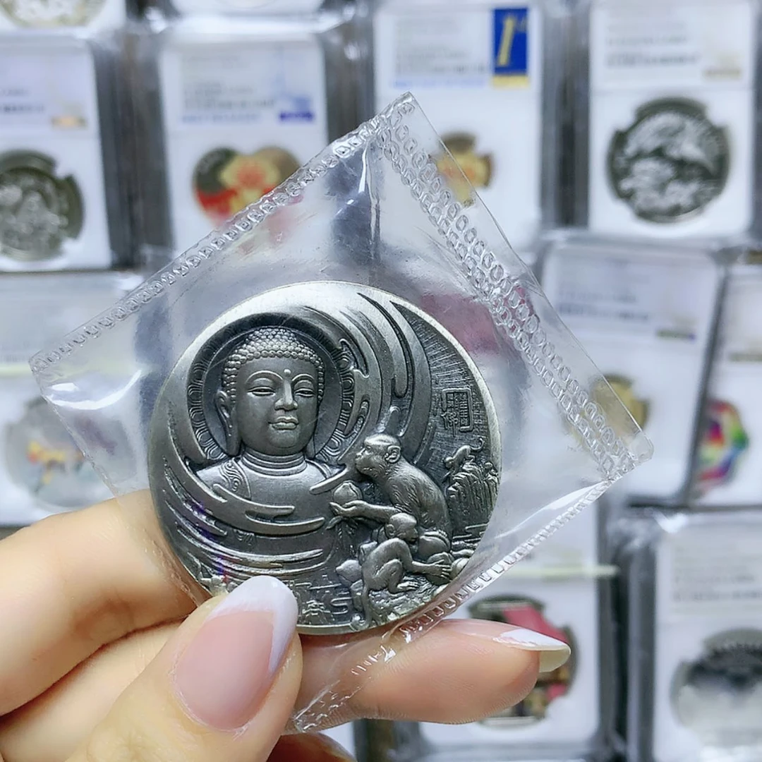 【闪购商品】纯银猴80克银章